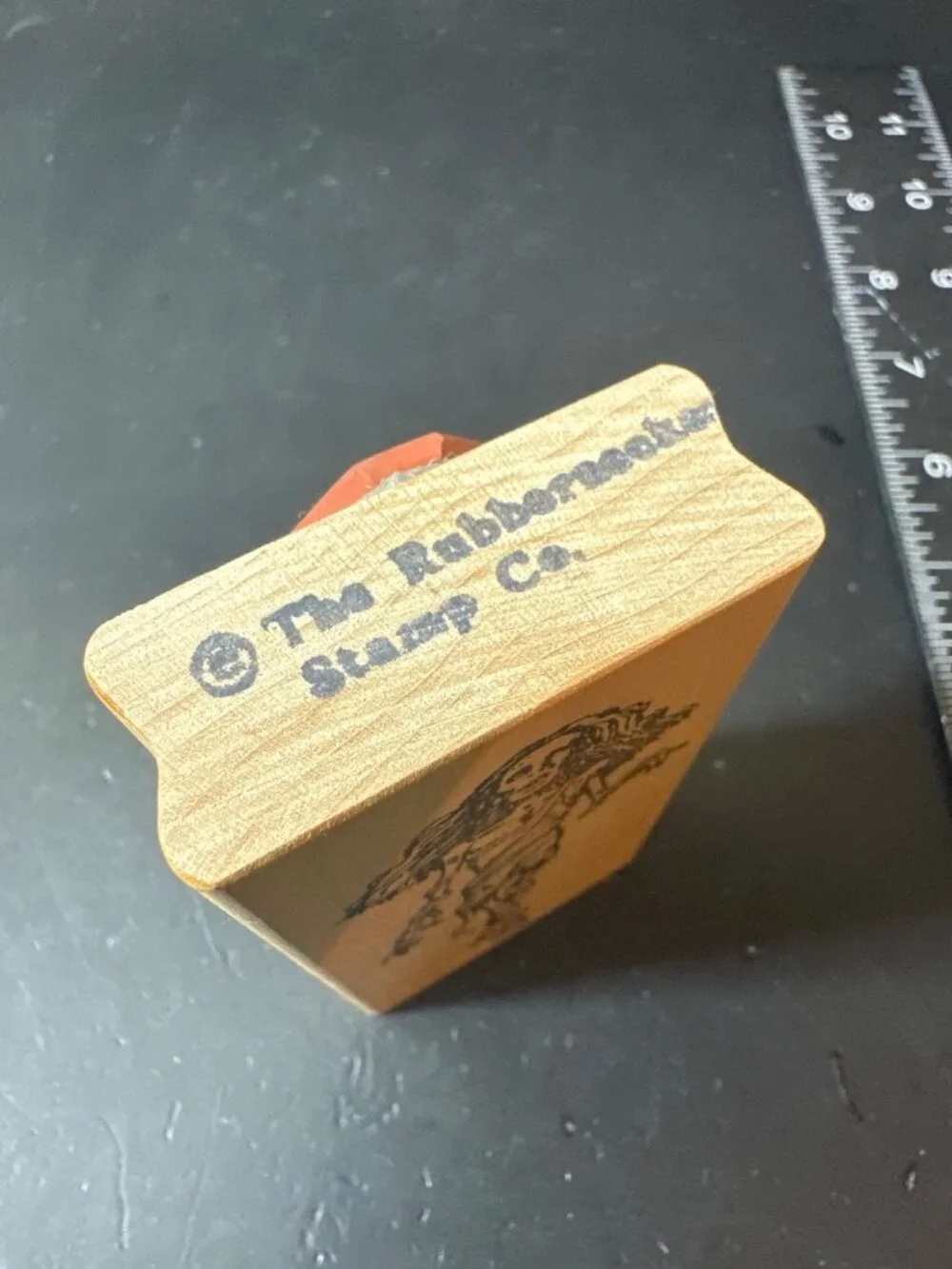 Rubbernecker Stamp Co Walking Zombie Rubber Stamp
